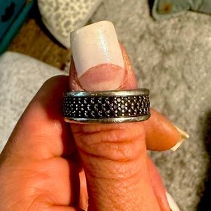 David Yurman men’s black diamond ring size 11